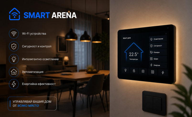 WiFi и Zigbee LED решения от Smartarena.bg за различни системи за умен дом