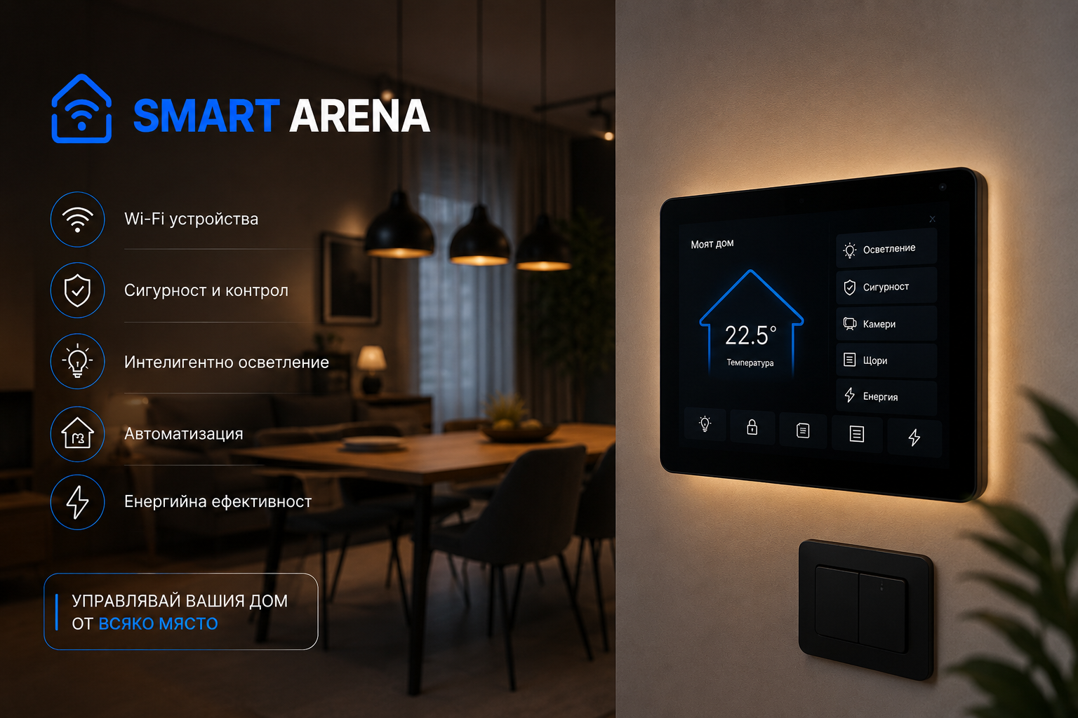WiFi и Zigbee LED решения от Smartarena.bg за различни системи за умен дом