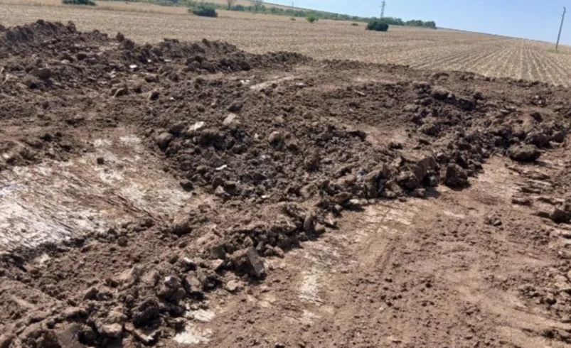 Иманяри унищожиха надгробна могила в село Ракита